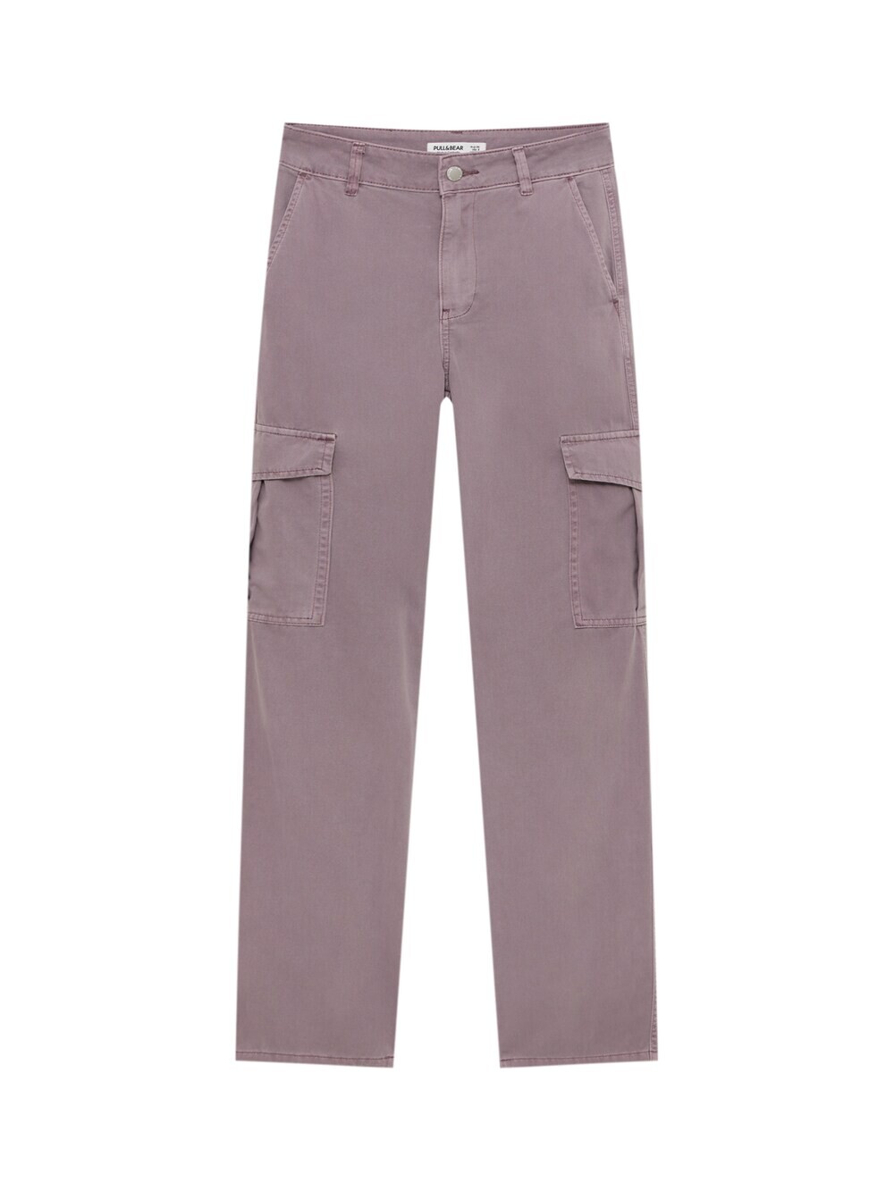 

Широкие джинсы-карго Pull&Bear, фиолетовый
