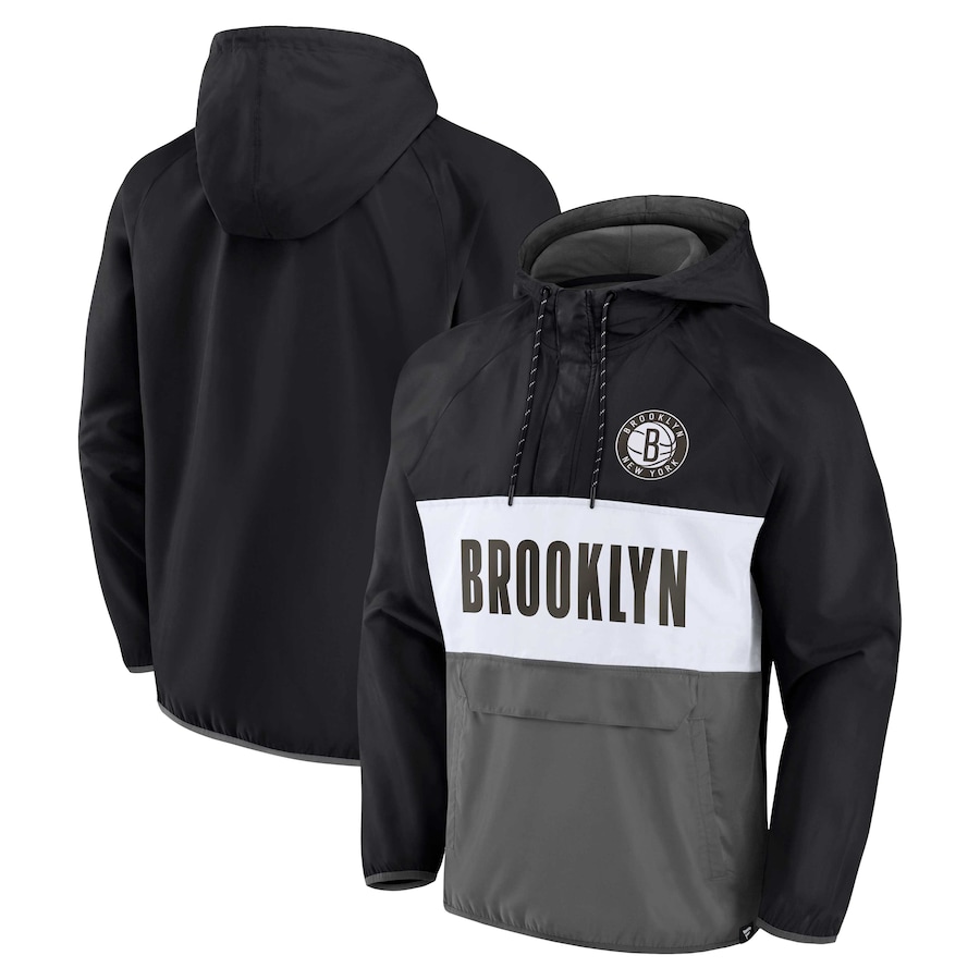 

Толстовка на молнии Fanatics Branded Brooklyn Nets, черный