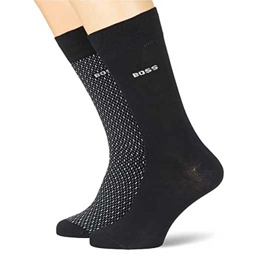 

Носки BOSS Minipattern 10248189 01 2 шт, черный