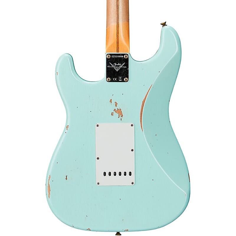 

Электрогитара Fender Custom Shop '58 Stratocaster Relic Electric Guitar Super Faded Aged Surf Green