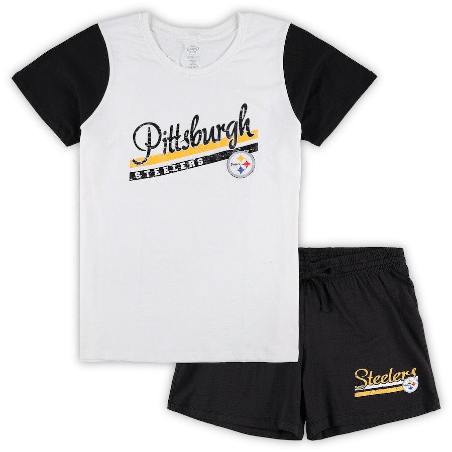 

Пижамный комплект Concepts Sport Pittsburgh Steelers, белый