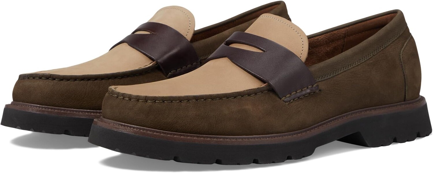 

Кроссовки American Classics Penny Loafer Cole Haan, цвет Deep Olive/Dark Latte
