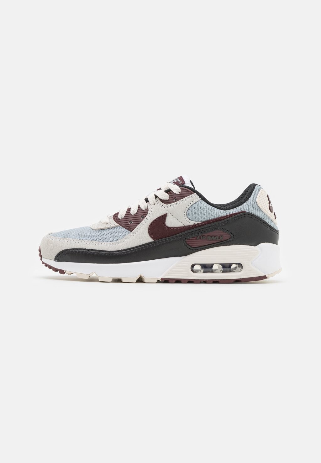 

Кроссовки Nike Air Max 90, серый / бордовый краш