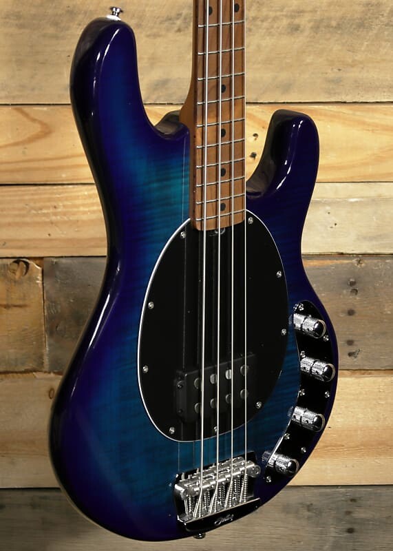 

Басс гитара Sterling StingRay RAY34FM 4-String Bass Neptune Blue w/ Gigbag