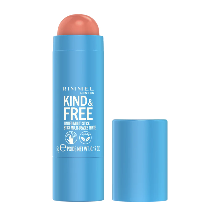 Румяна Colorete en Barra Kind & Free Multi-Stick Rimmel, 002 Peachy Cheeks