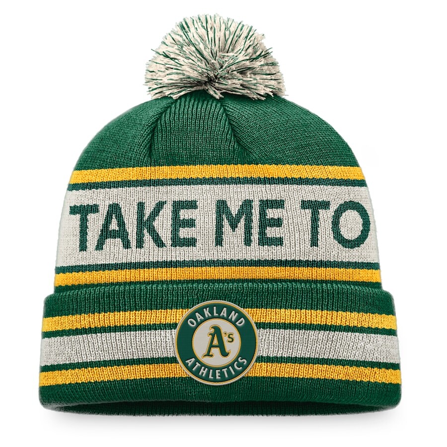 

Шапка Fanatics Branded Oakland Athletics, зеленый