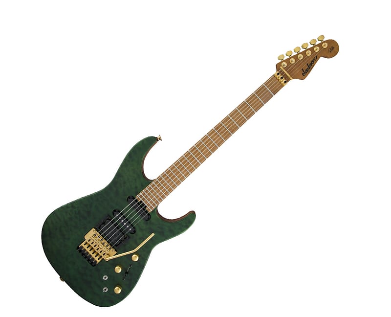 Электрогитара Jackson USA PC1 Phil Collen Signature Guitar - Satin Transparent Green цена