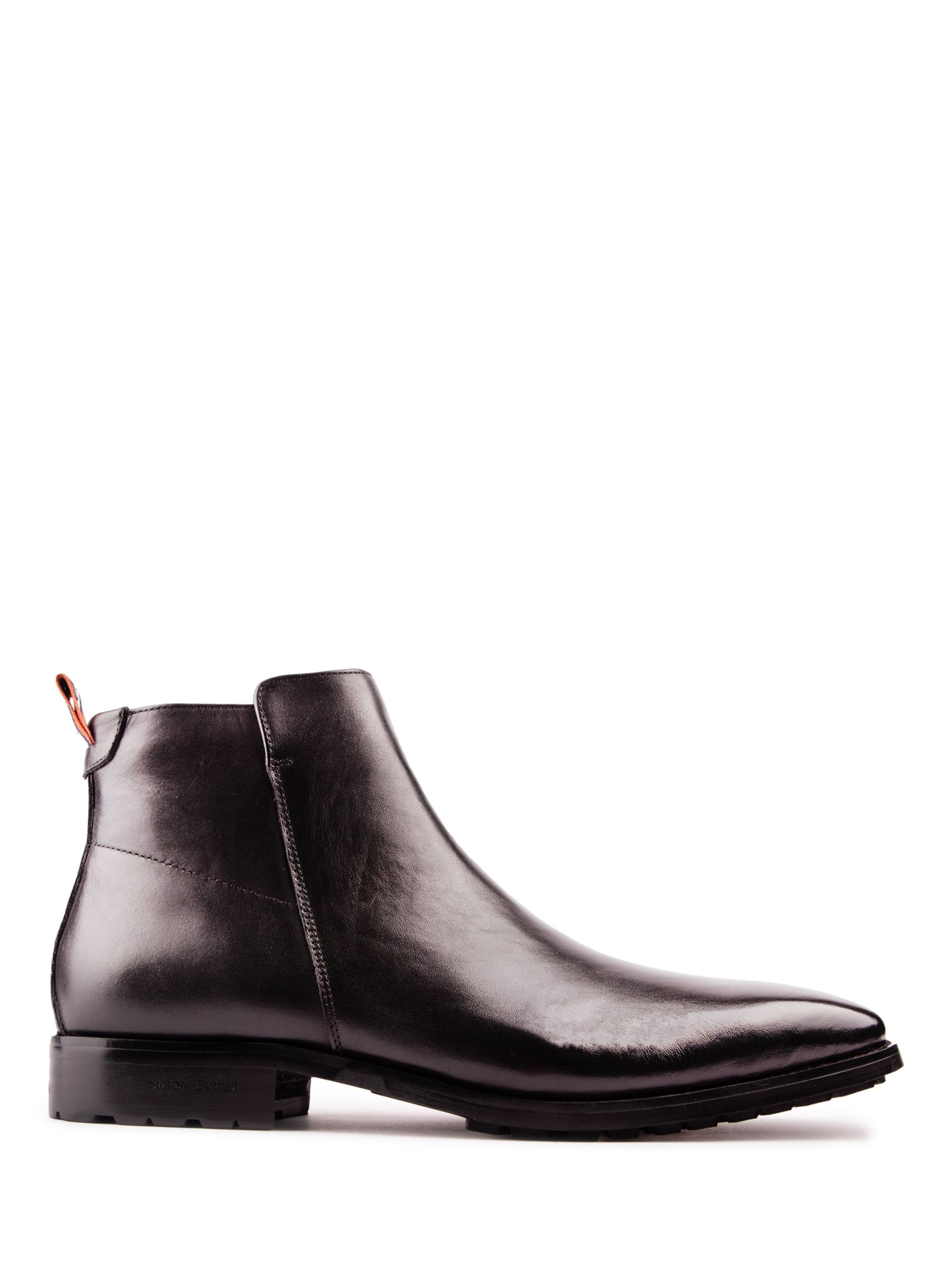 Кожаные ботинки челси Primrose Simon Carter, черный кожаные ботинки челси astrex simon carter черный