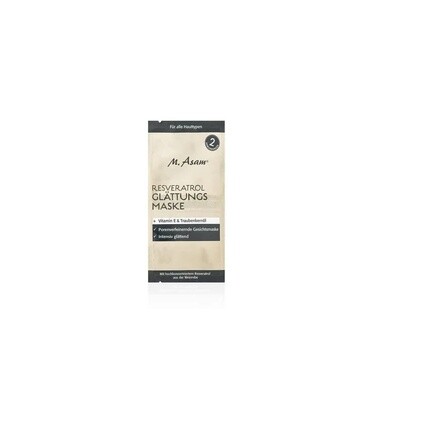 

M.Asam Resveratrol Premium Nt 50 Разглаживающая маска с маслом виноградных косточек и скваланом 2X2 маски 20 мл, M. Asam