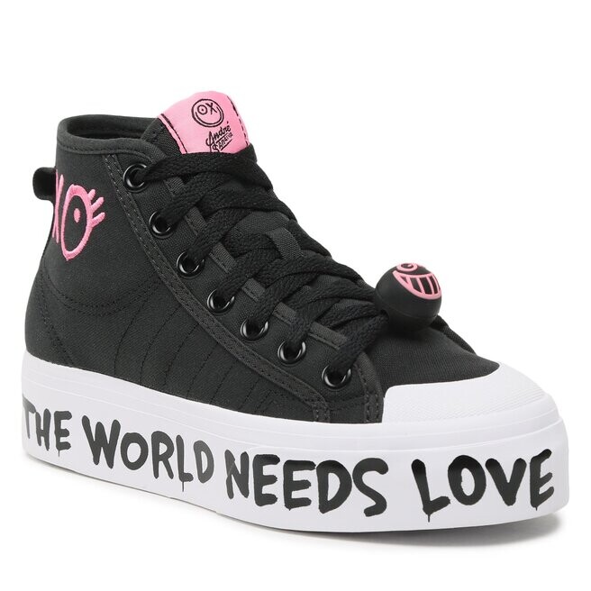 

Кроссовки adidas NizzaPlatform Mid, черный