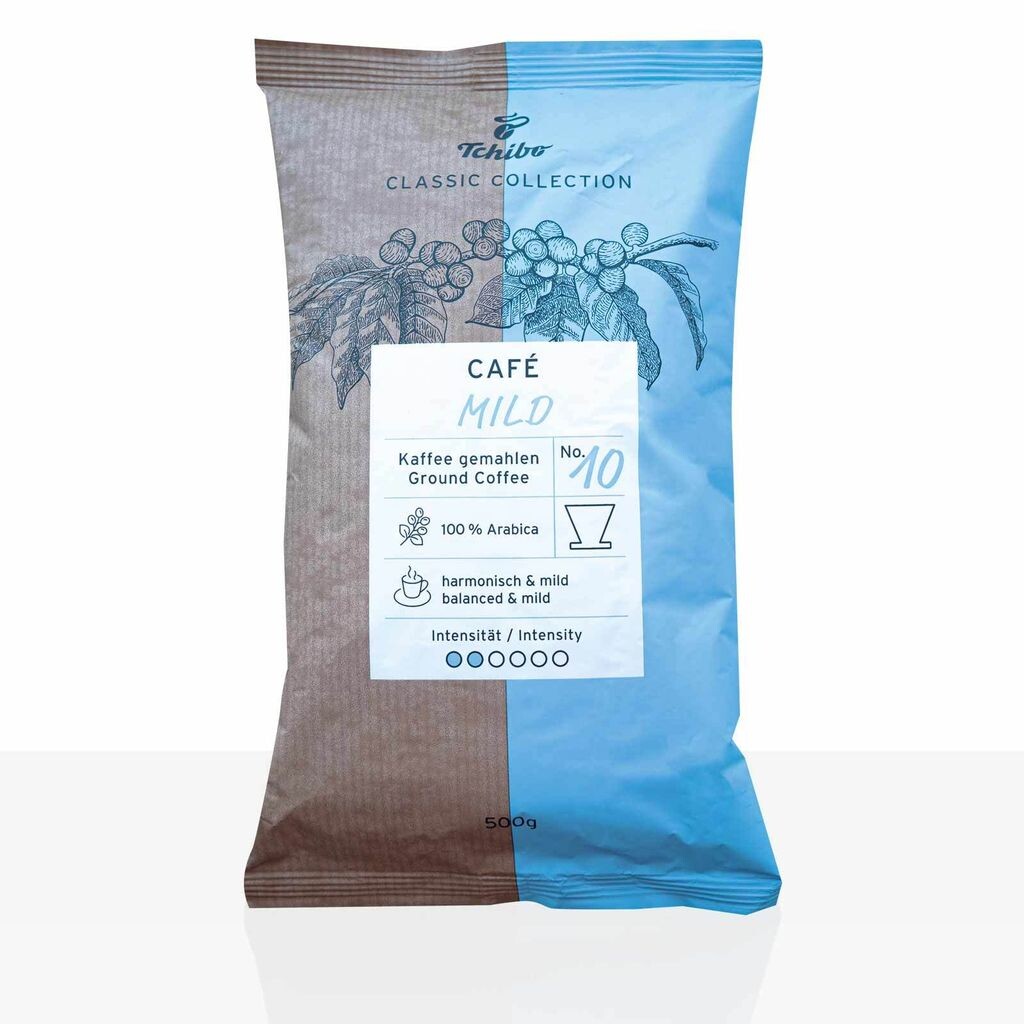 

Tchibo Cafe Classic Mild - 16 х 500г молотый кофе, фильтрованный кофе
