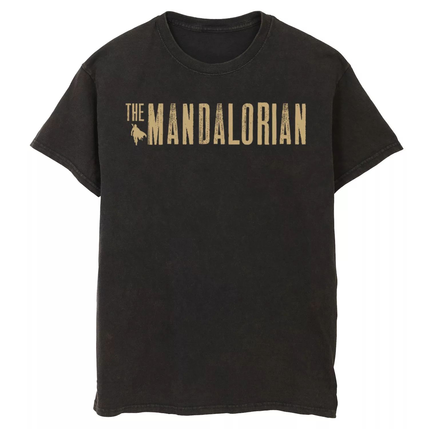Мужская футболка с простым логотипом The Mandalorian Star Wars