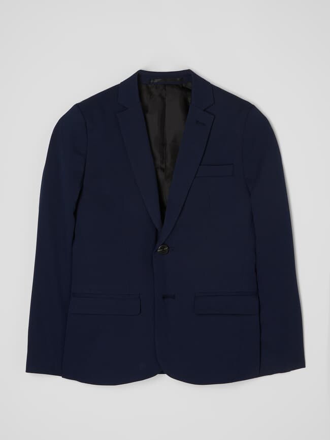 

Блейзер с воротником с лацканами Jack & Jones, синий