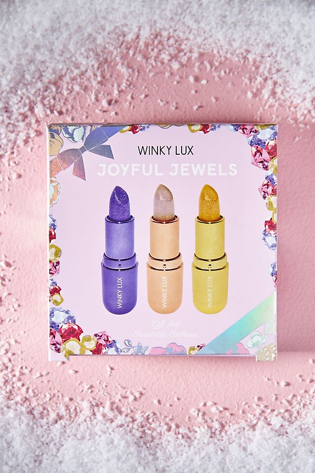 

Набор бальзамов для губ Winky Lux Joyful Jewels Trio, мультиколор