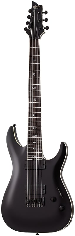 Электрогитара Schecter Guitars 1349 C-7 SLS Evil Twin 7-String Electric Guitar Satin Black