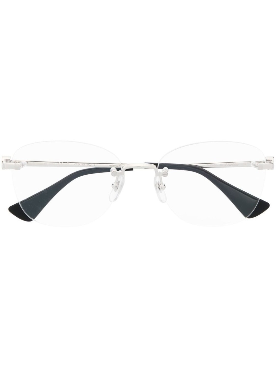 

Cartier Eyewear очки в круглой оправе, серебристый