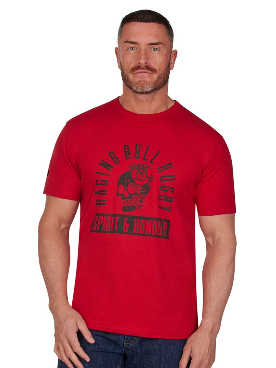 

Футболка Дух и честь Raging Bull, красный