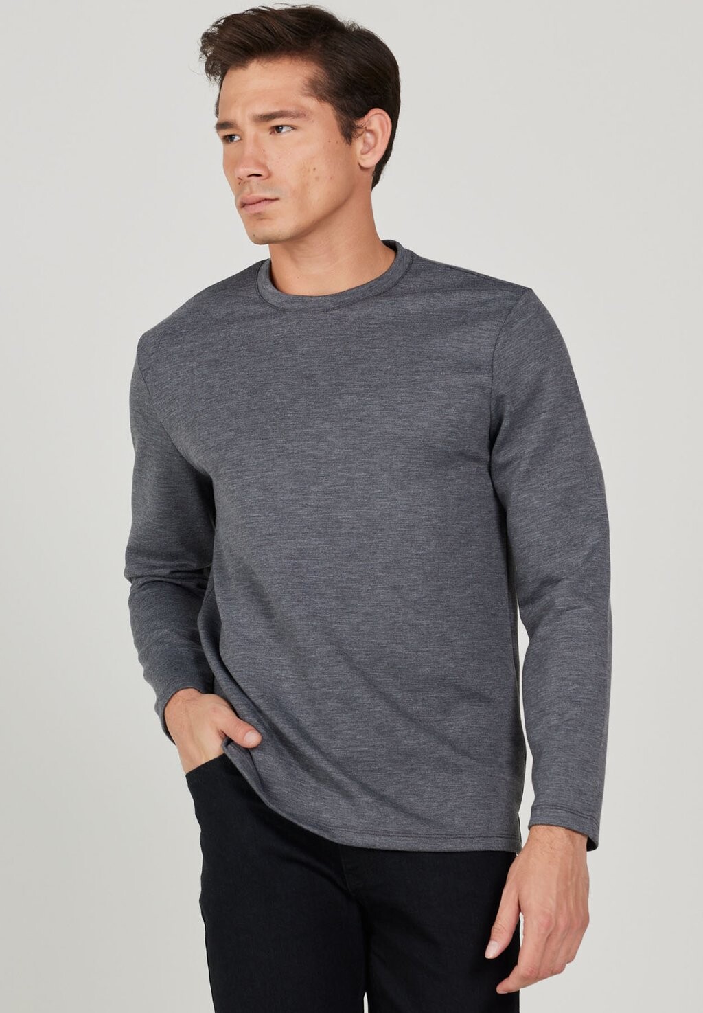 

Рубашка с длинным рукавом AC&CO / ALTINYILDIZ CLASSICS, цвет Slim Fit Tshirt O Collar