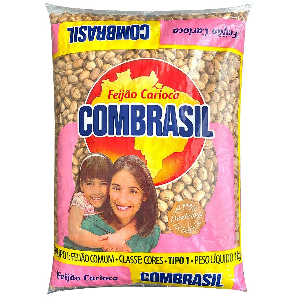 

Фасоль Combrasil Коричневая Feijão Carioca 1кг