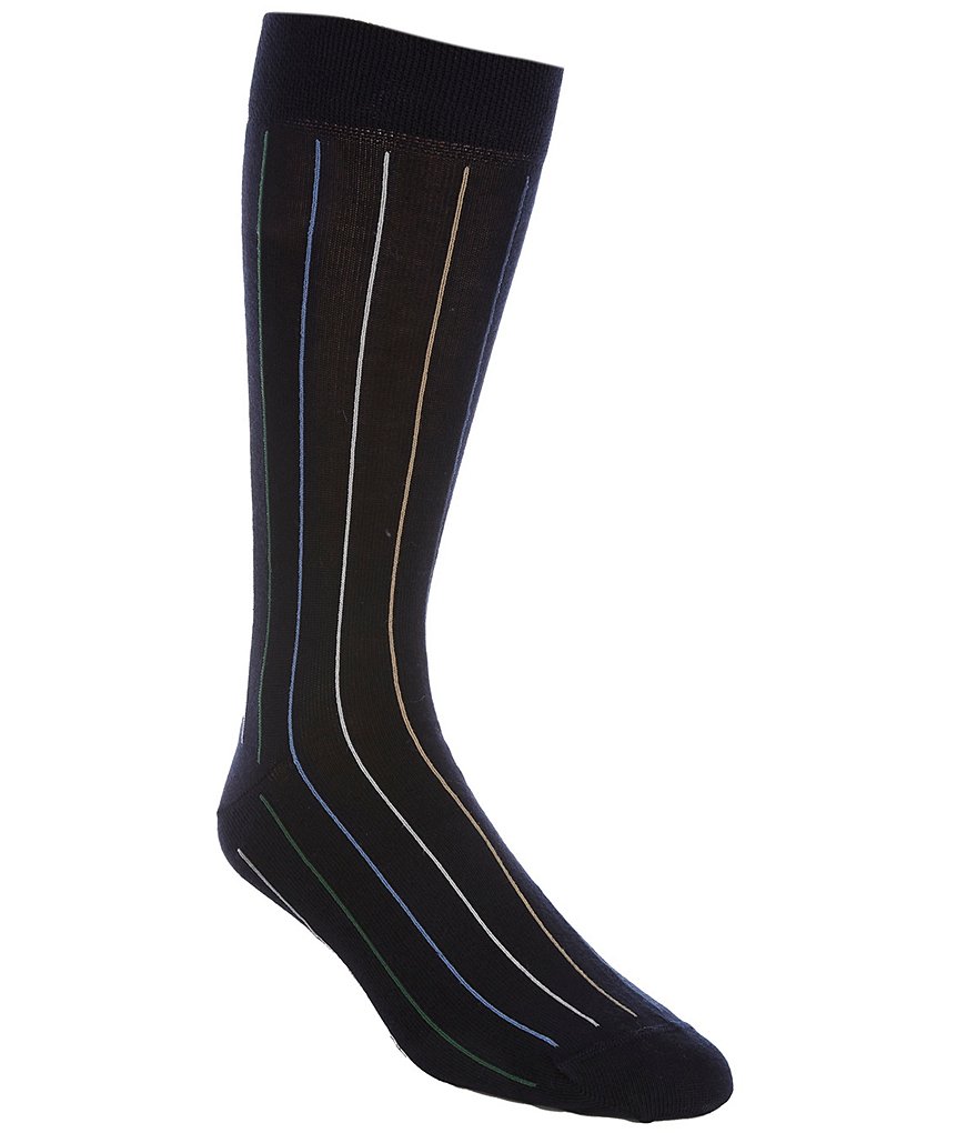 Классические носки до середины икры в вертикальную полоску Ted Baker London, синий