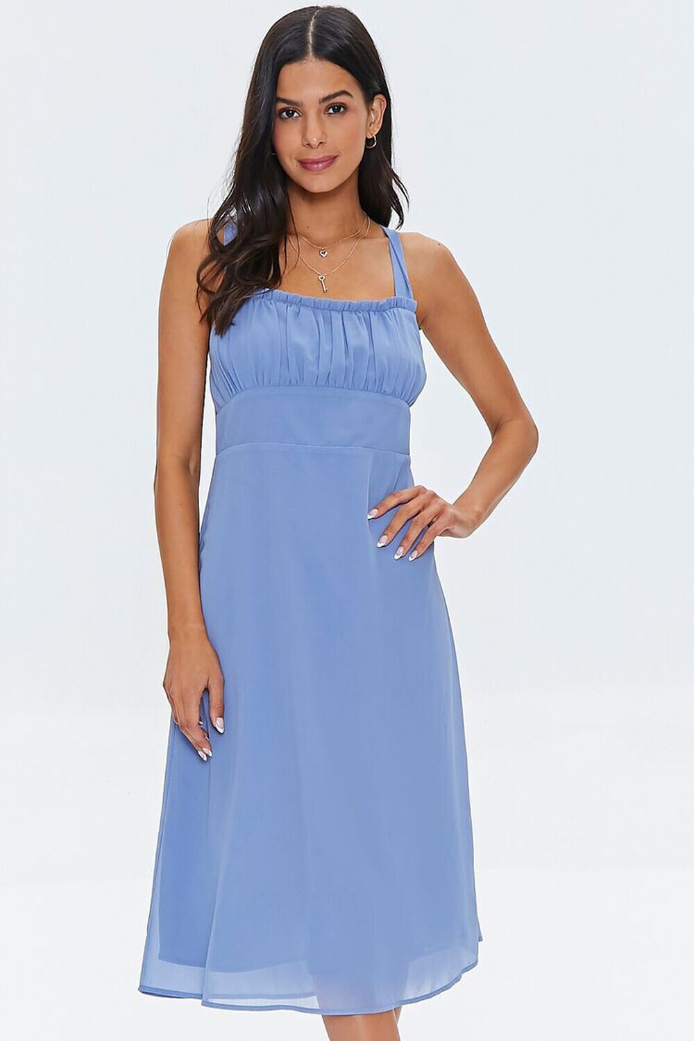 

Платье миди с перекрещенными крестами Forever 21