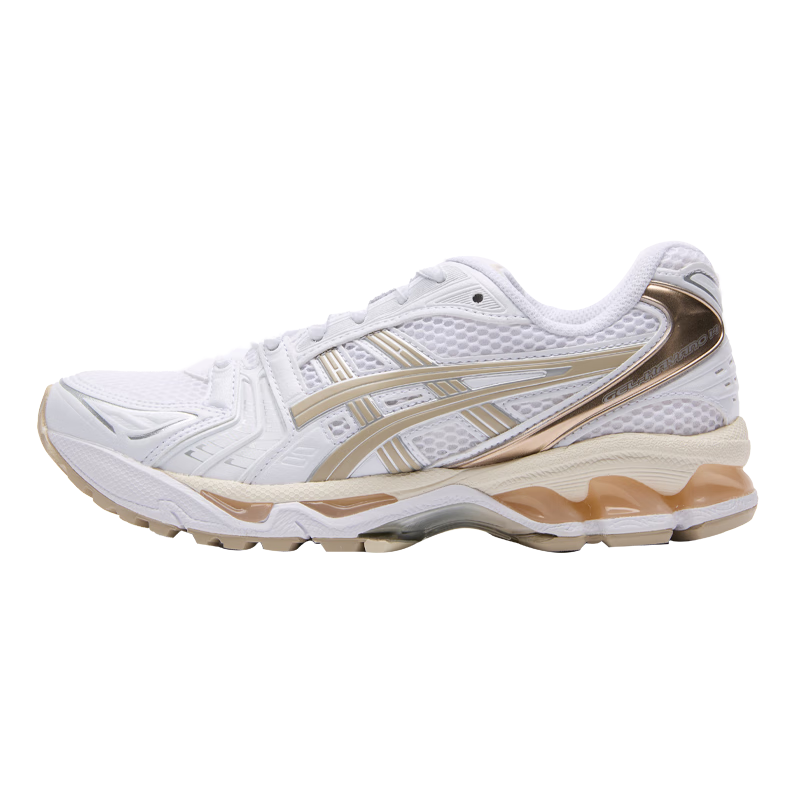 

Кроссовки женские Asics Gel-Kayano 14 амортизирующие, белый / золотой