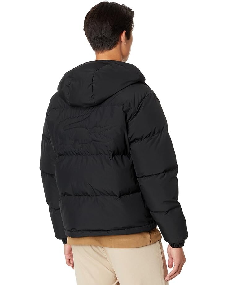 

Куртка Lacoste Hooded Puffer Jacket, черный