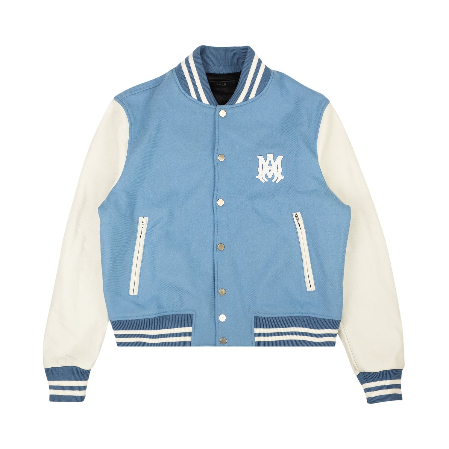 

Шерстяной бомбер Amiri Letterman Caroline Blue