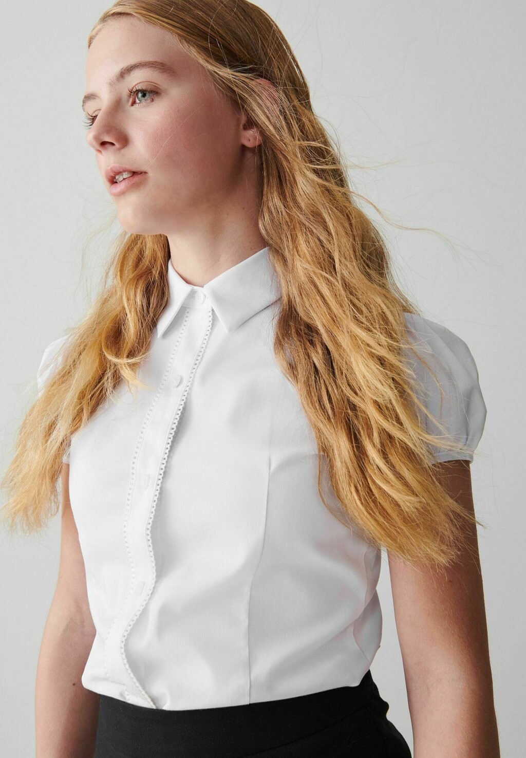 

Рубашка Trim School Short Sleeve Clarks, белый