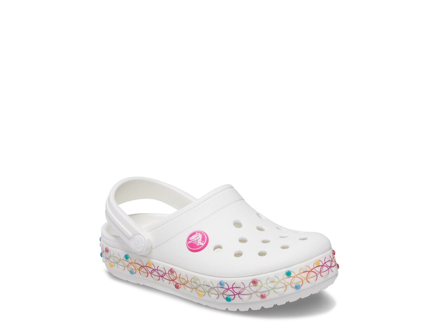 

Тапочки-сабо детские Crocs Crocband, белый