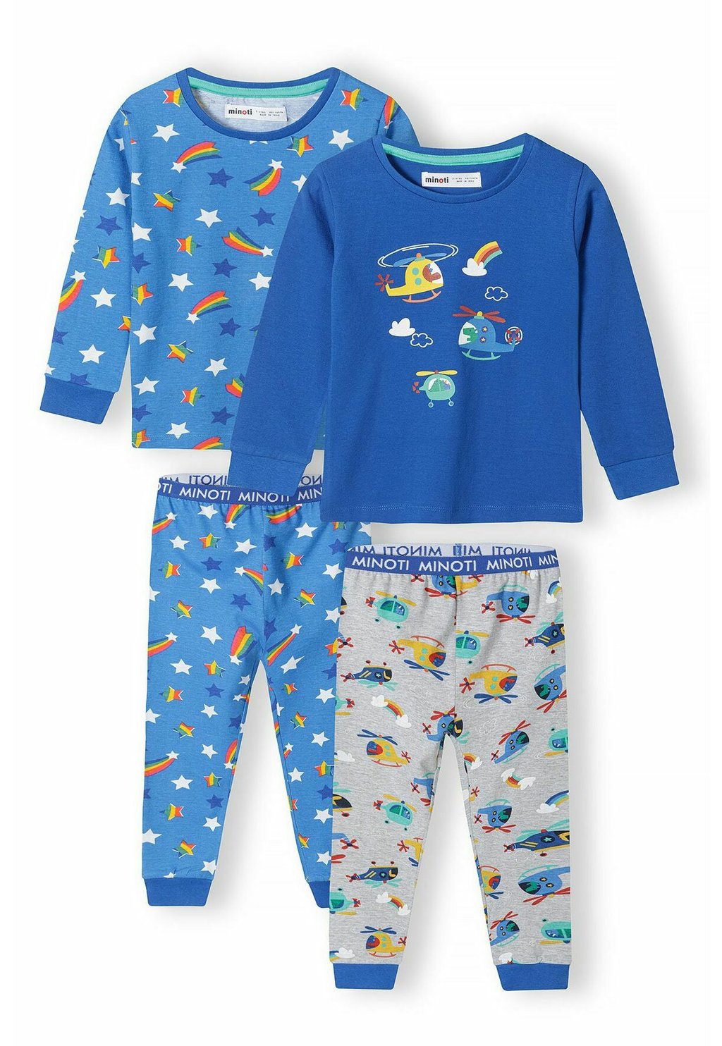 Комплект одежды для сна 2 PACK MINOTI, цвет royal blue blue цена и фото