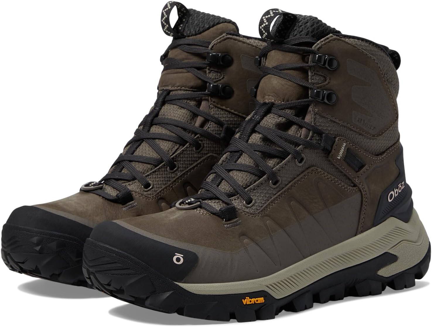 

Зимние ботинки Bangtail Mid Insulated B-DRY Oboz, цвет Peregrine