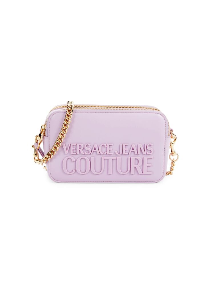 

Сумка через плечо с логотипом Versace, сирень