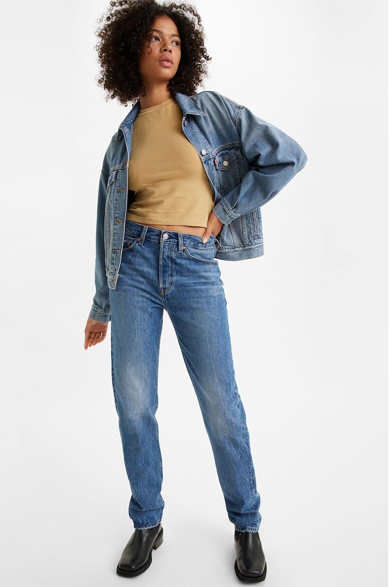 

Прямые джинсы 501 '81 с высокой талией Levi'S, синий