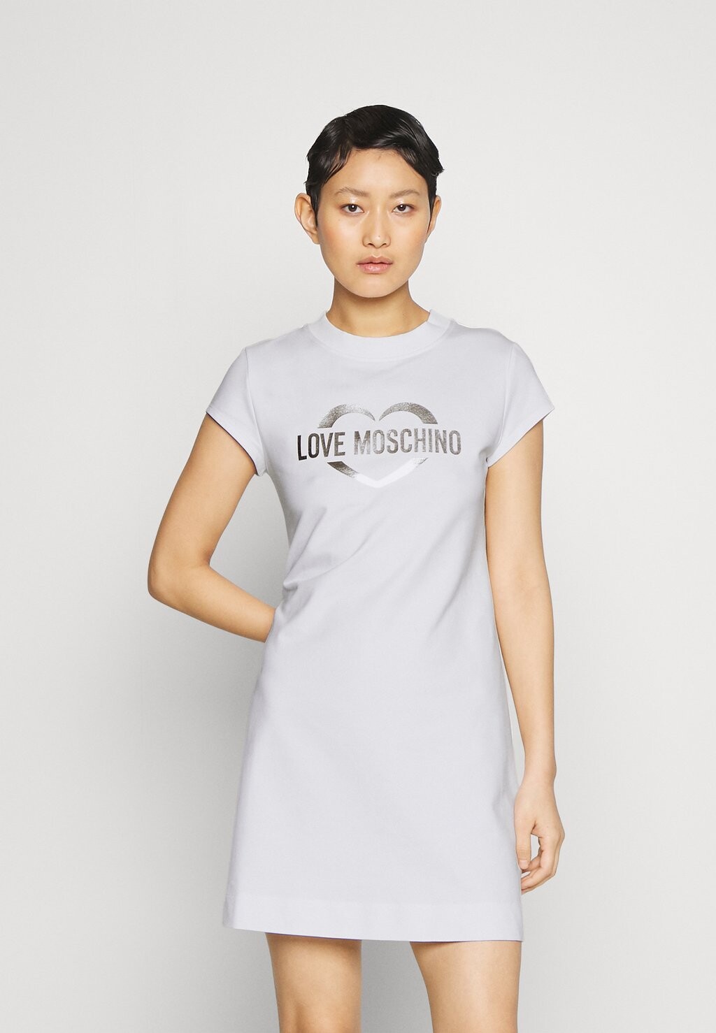 

Платье из джерси Love Moschino, белый