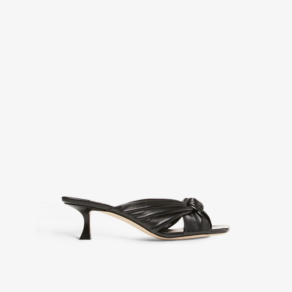 

Кожаные мюли Avenue 50 на каблуке Jimmy Choo, черный