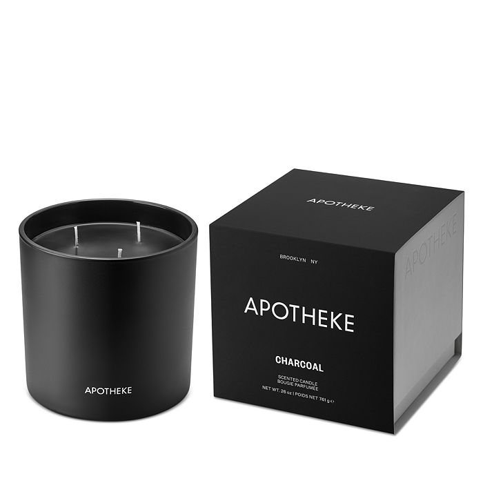 

Свеча APOTHEKE с ароматом древесного угля, 3 фитиля, 26 унций, белый