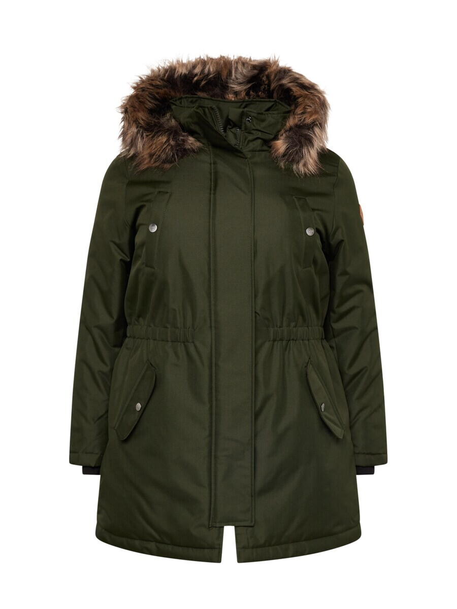 

Парка ONLY Carmakoma Winter Parka Irena, темно-зеленый