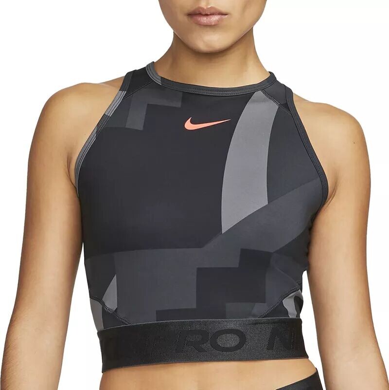 

Женская укороченная майка для тренинга Nike Pro Dri-FIT, черный
