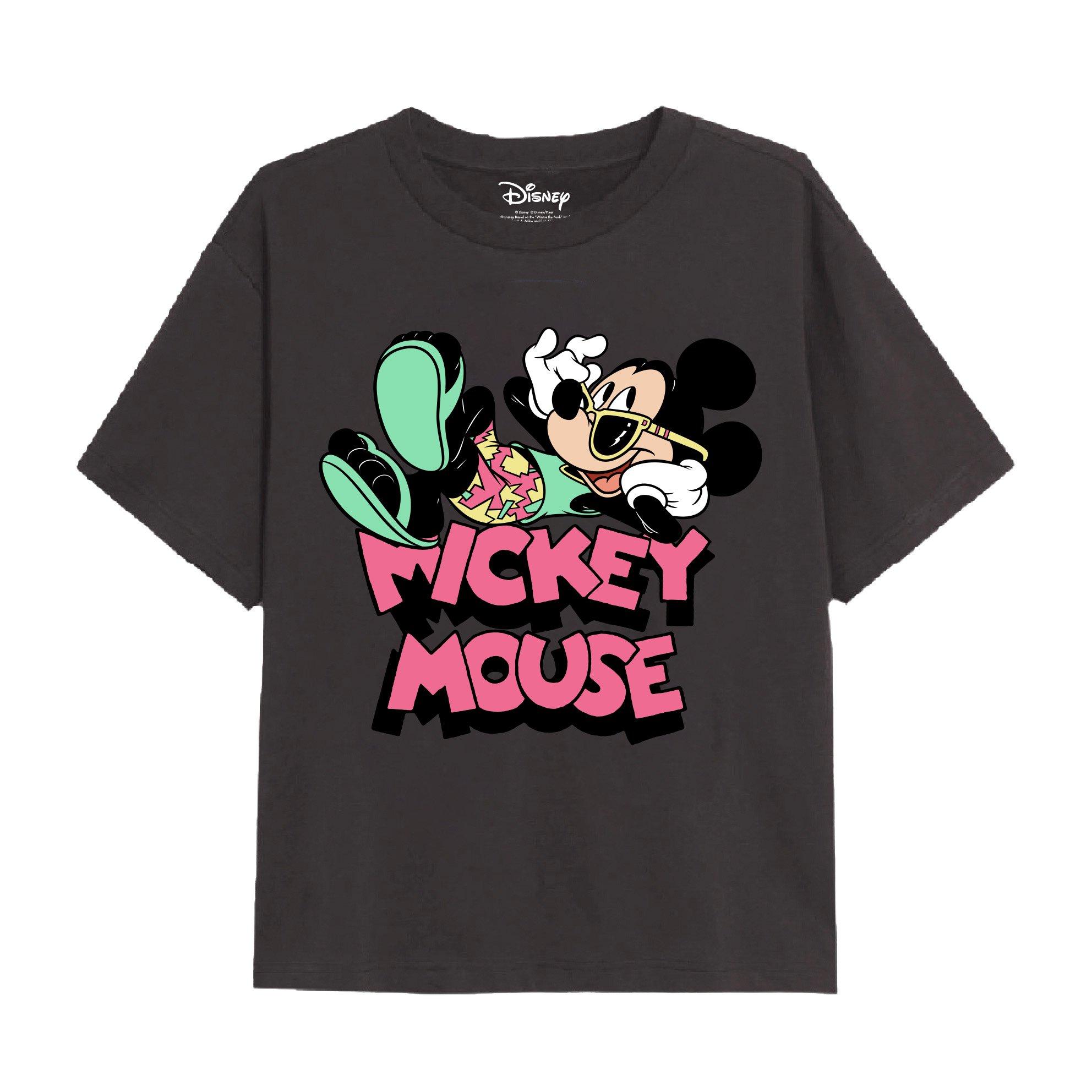 Праздничная футболка с Микки Маусом Disney, серый футболка в ребруску с микки и минни маус disney zara красный