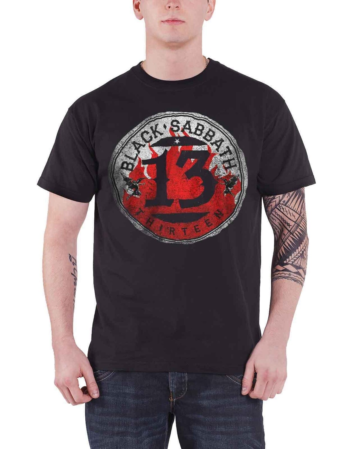 

Футболка «13 огненных кругов» Black Sabbath, черный