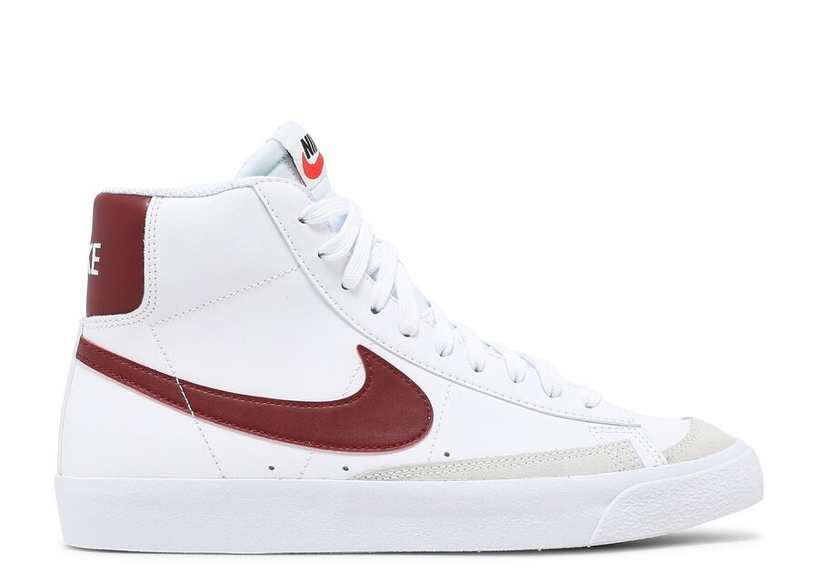 

Кроссовки Nike Blazer Mid '77 Gs 'White Team Red', белый
