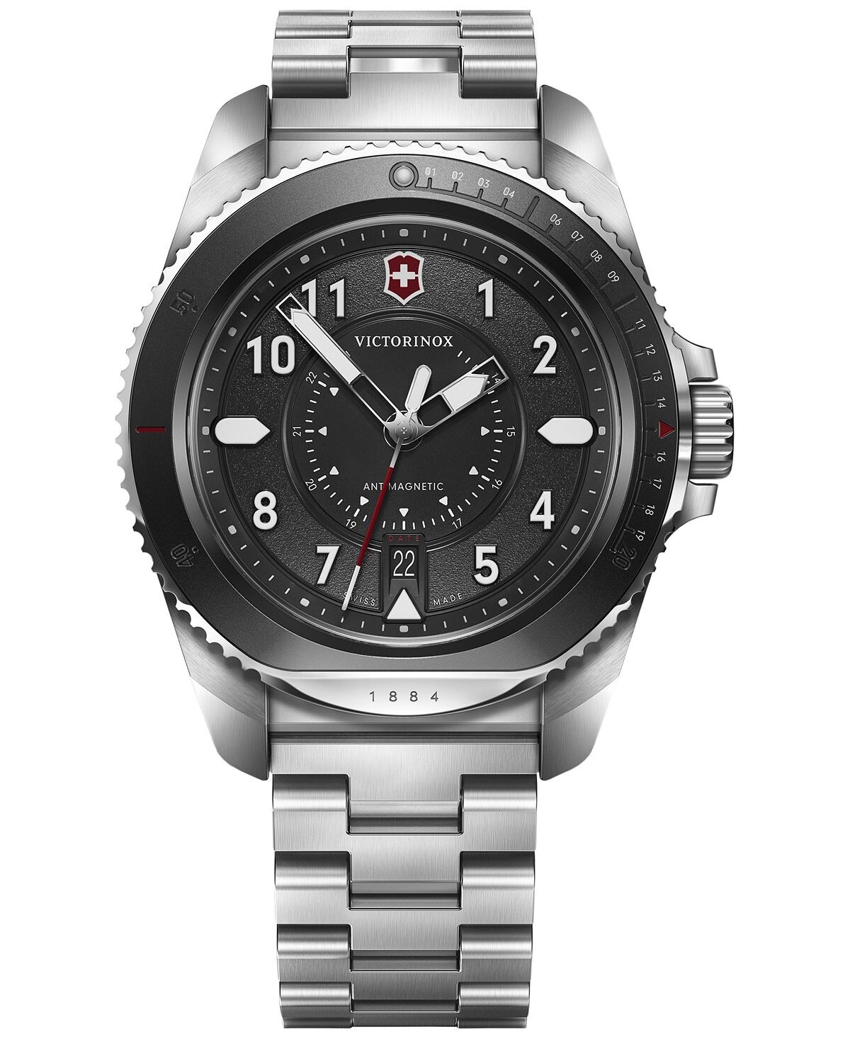 

Мужские часы Swiss Journey 1884 с браслетом из нержавеющей стали, 43 мм Victorinox
