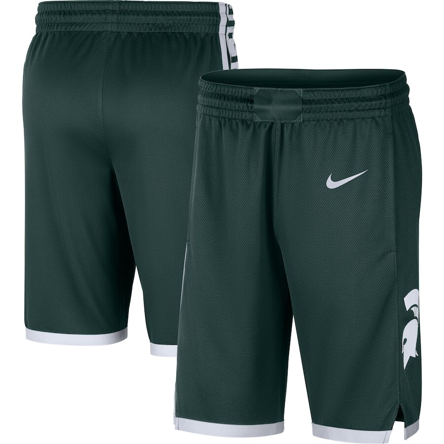 

Шорты Nike Michigan State Spartans, зеленый