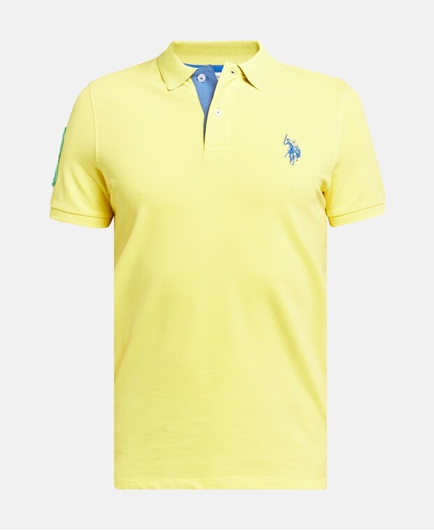 

Рубашка поло U.S. Polo Assn., светло-желтого