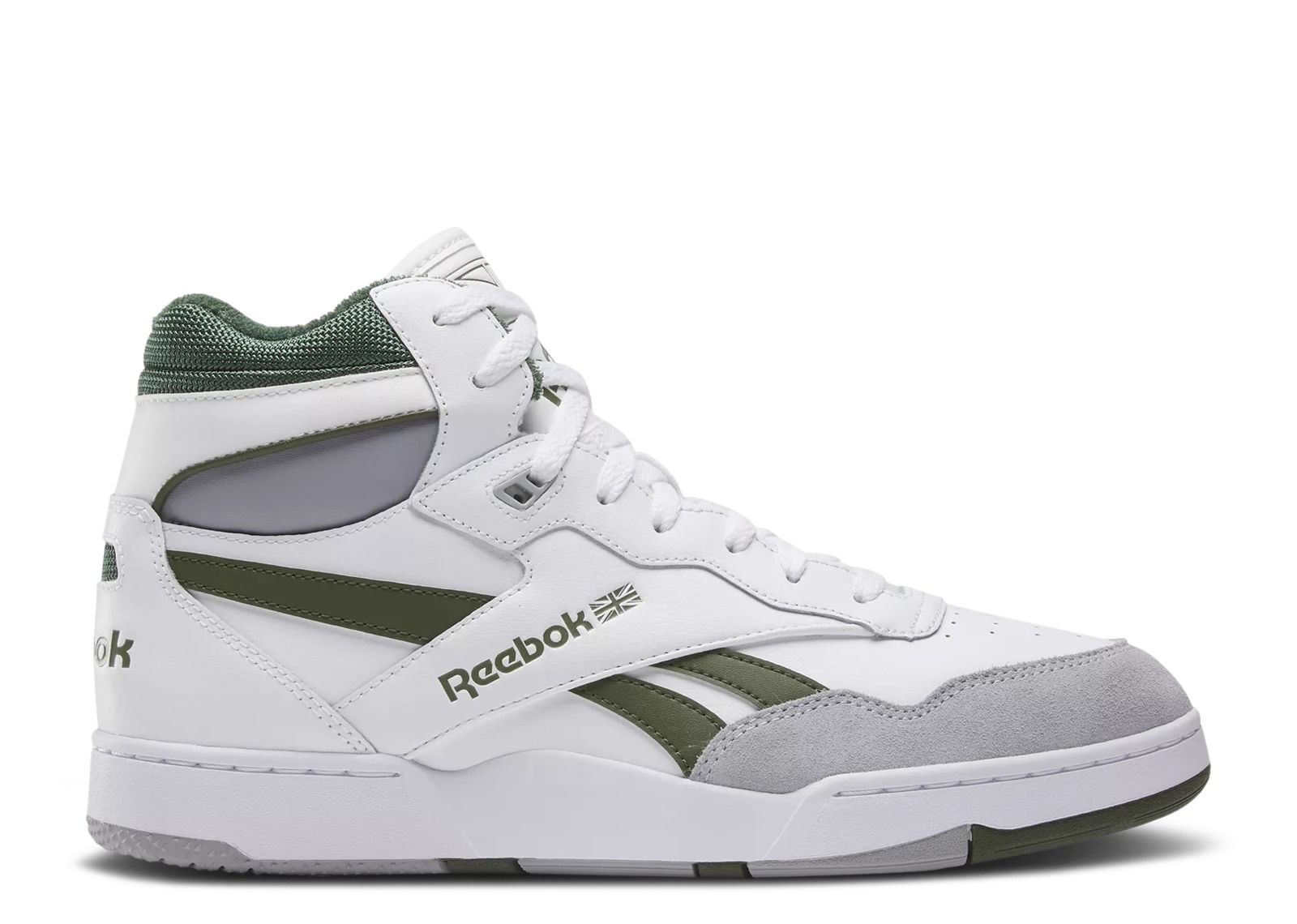 

Кроссовки Reebok Bb4000 2 Mid 'White Varsity Green', белый