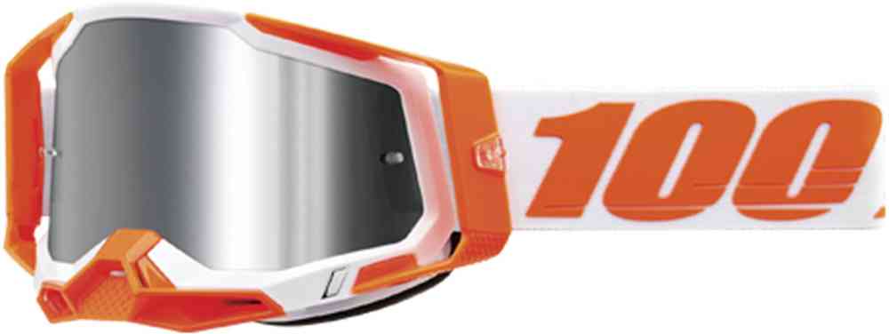 100% оранжевые очки для мотокросса Racecraft II 1