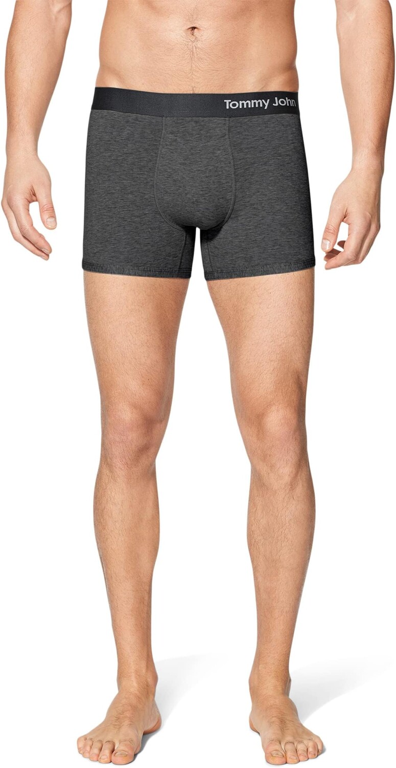

Трусы Cool Cotton Trunks 4" Tommy John, цвет Charcoal Heather