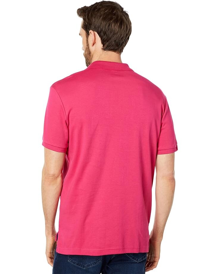 

Поло U.S. POLO ASSN. Solid Interlock Polo, цвет Pink Peacock
