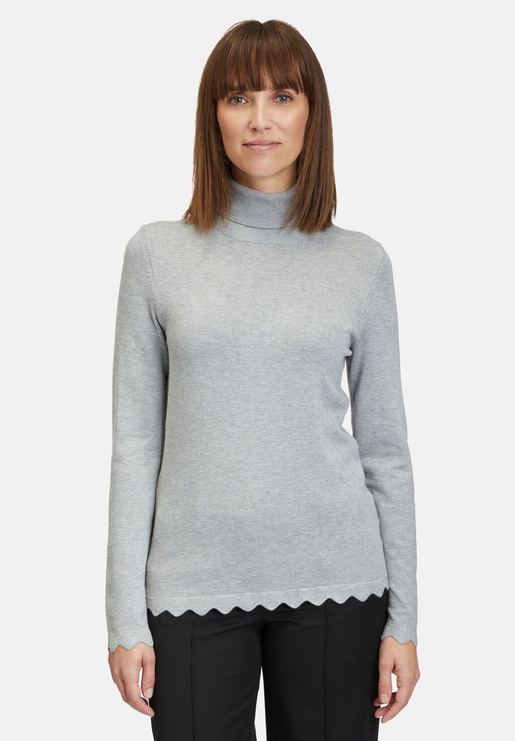 

Вязаный свитер MIT WELLENSTRUKTUR Betty Barclay, цвет grey melange